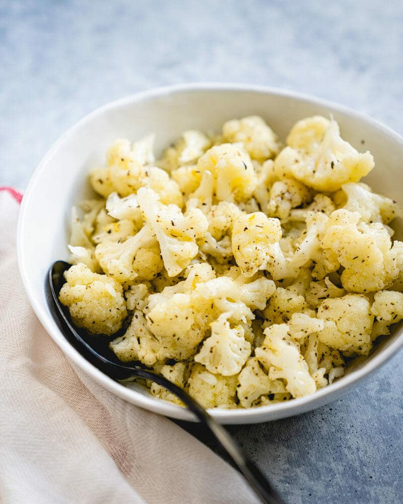 Pressure cooker cauliflower