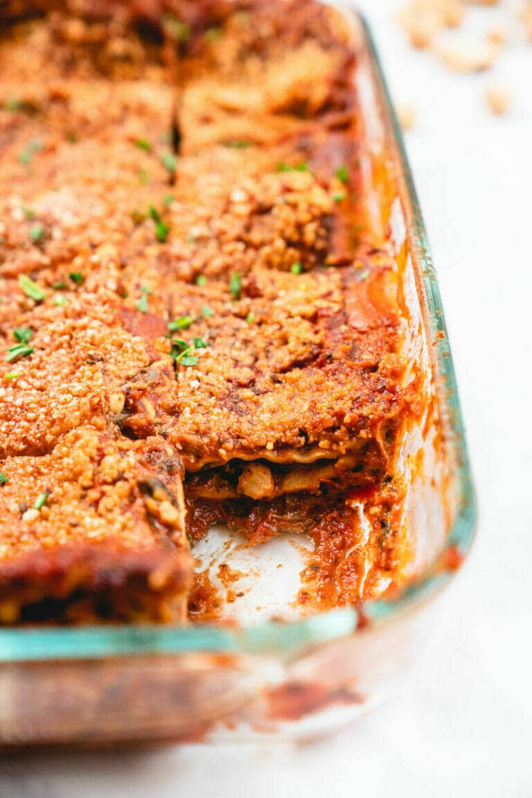 Favorite Vegan Lasagna Recipe (Easy & Dairy Free!) A Couple Cooks