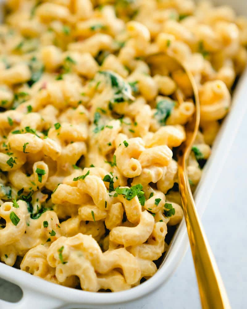 Cauliflower sauce on pasta