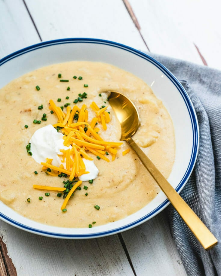 Easy Potato Soup (No Cream! No Blender!) A Couple Cooks