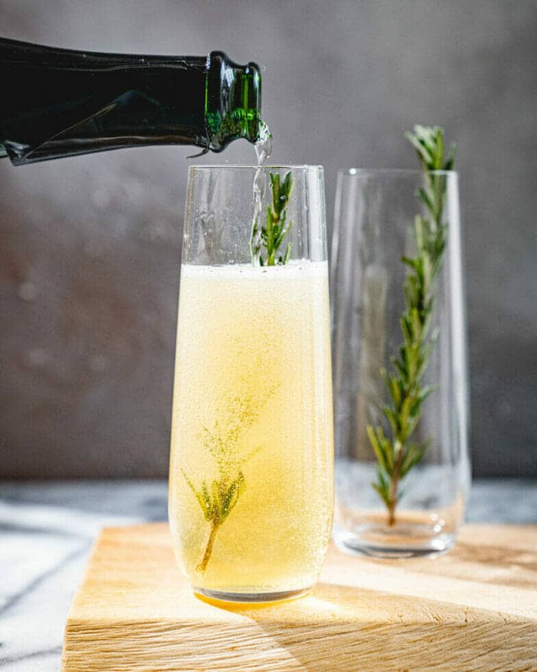 Top 10 St Germain Cocktail Recipes A Couple Cooks St Germain Champagne Cocktail 006 784x980