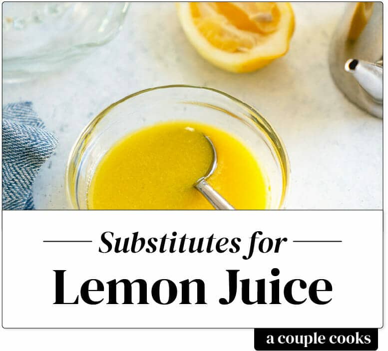 Substitute for lemon juice