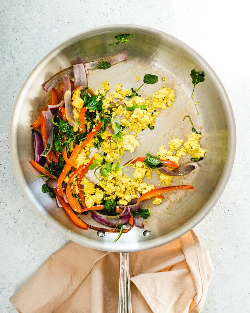 Pan with tofu & veggies