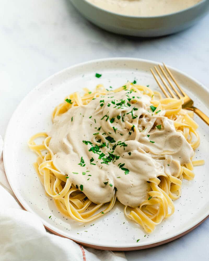 Vegan Fettuccine Alfredo