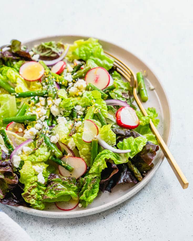 Asparagus Salad with Feta Health & Fitness