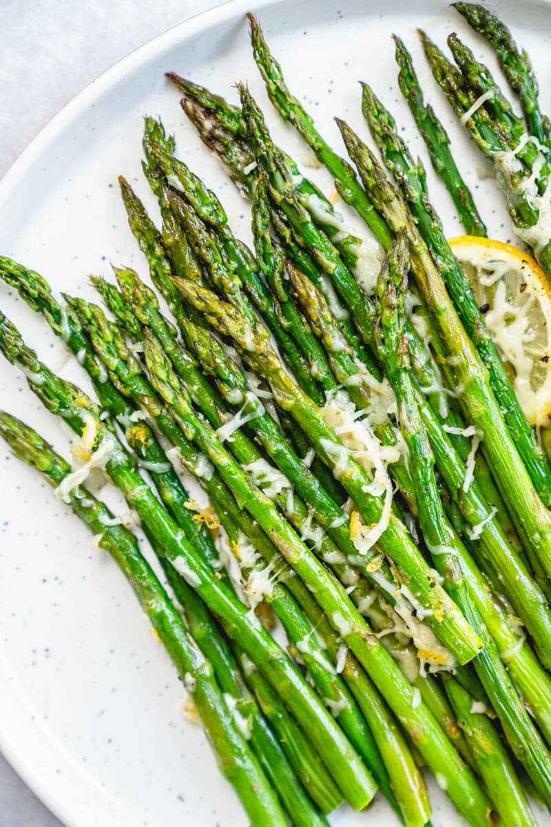 Baked asparagus