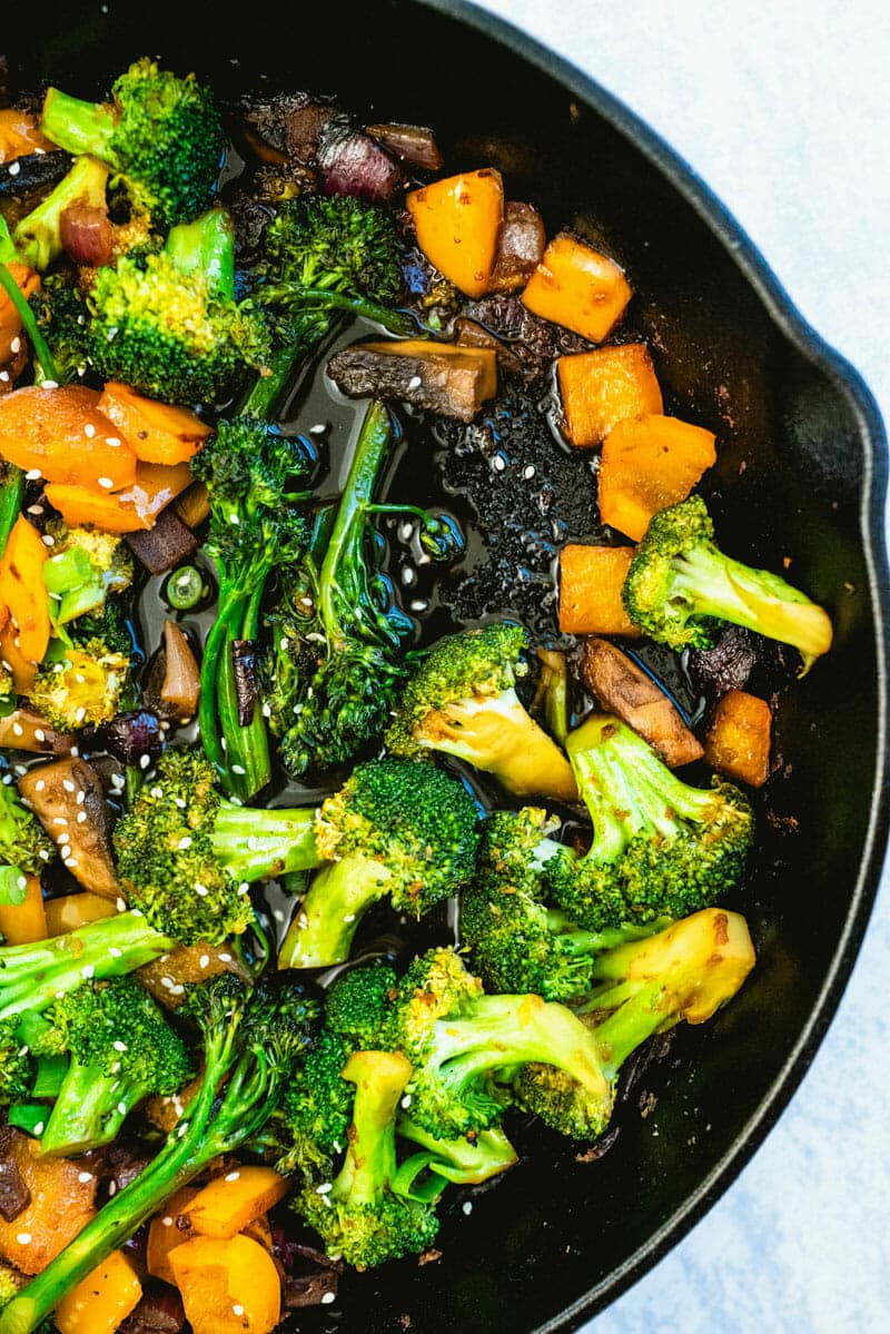 Broccoli stir fry