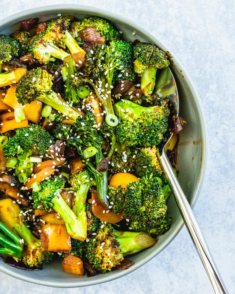 Broccoli stir fry