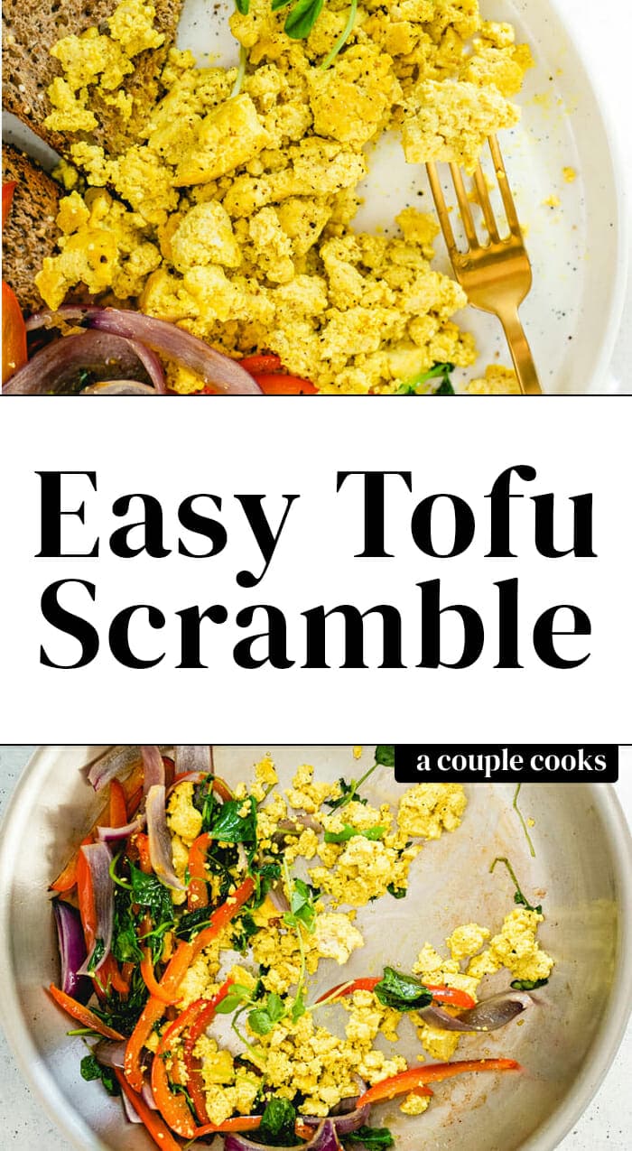 Easy Tofu Scramble (Made in 10 Minutes!) A Couple Cooks