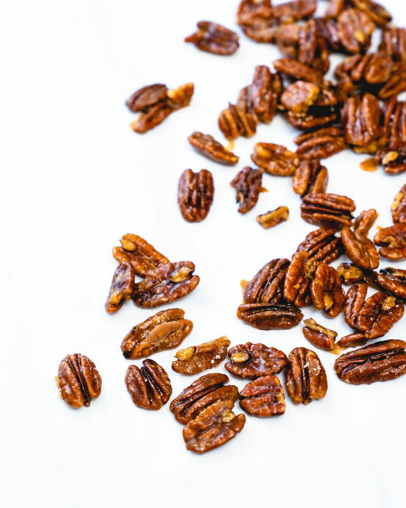 Glazed pecans