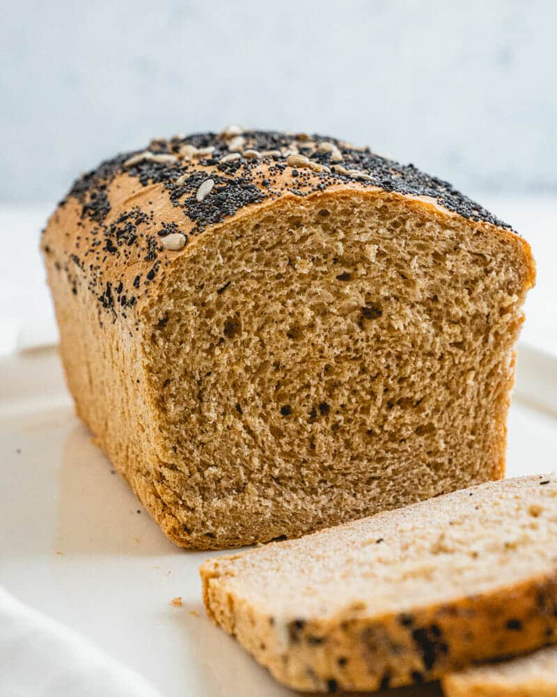 Homemade whole wheat bread