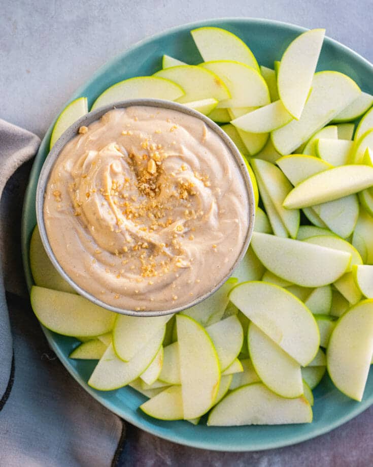 Best Peanut Butter Dip (4 Ingredients!) A Couple Cooks