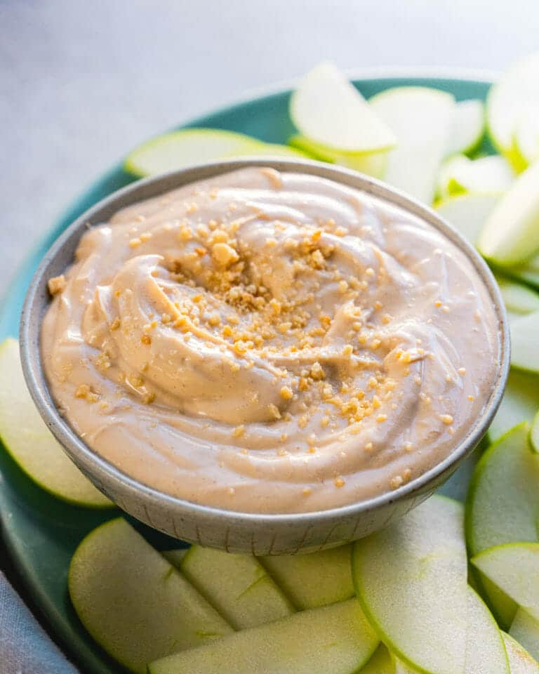 Best Peanut Butter Dip (4 Ingredients!) A Couple Cooks