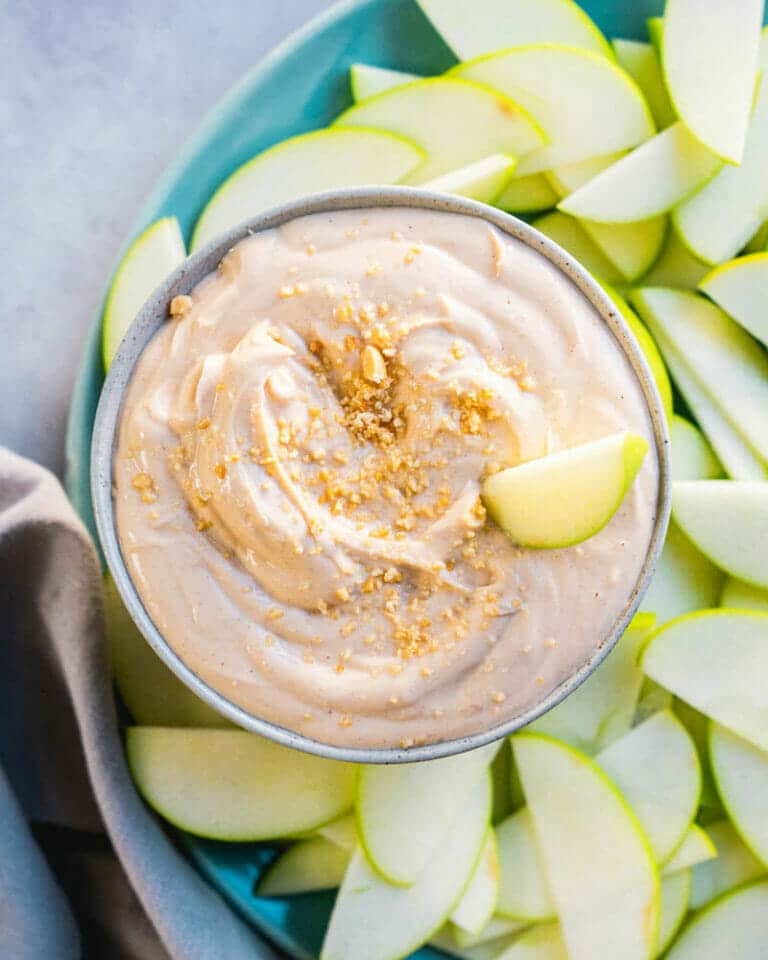 Best Peanut Butter Dip (4 Ingredients!) A Couple Cooks