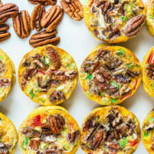 Pecan &amp; Veggie Mini Frittatas-image
