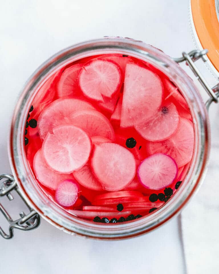Quick Pickled Radishes (Ready in 1 Hour!) A Couple Cooks