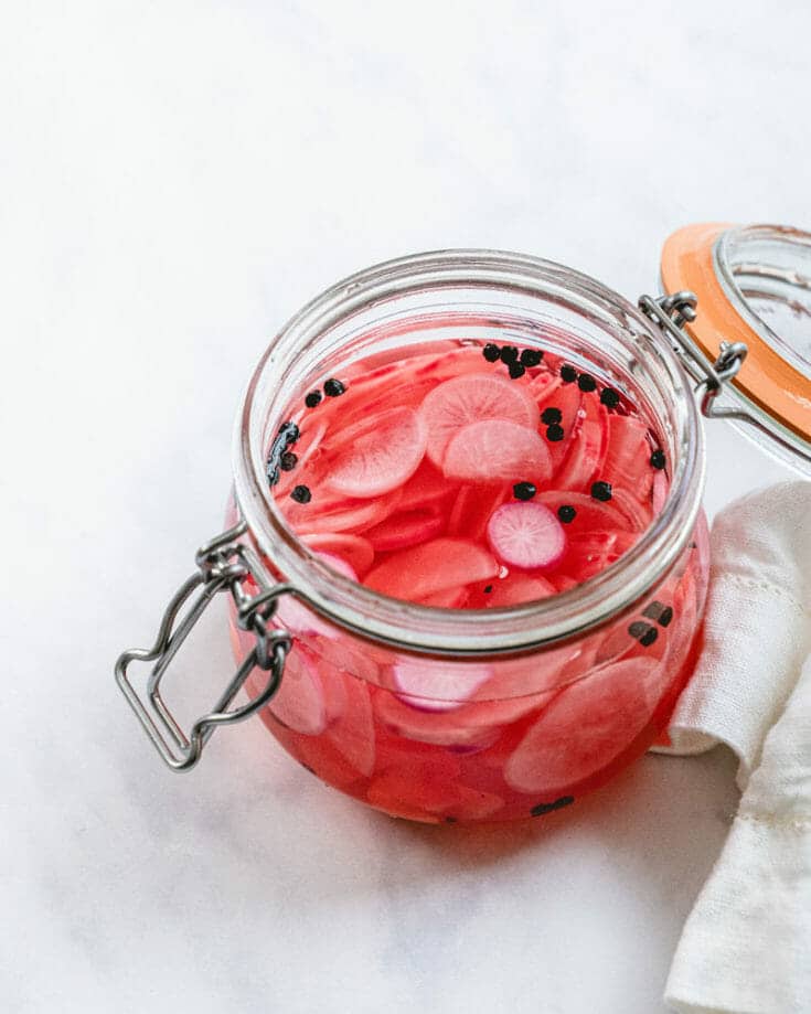 Quick Pickled Radishes (Ready in 1 Hour!) A Couple Cooks