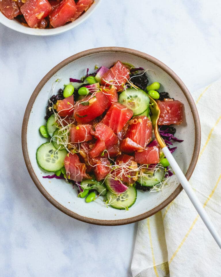 Best Homemade Poke Bowl Recipe A Couple Cooks