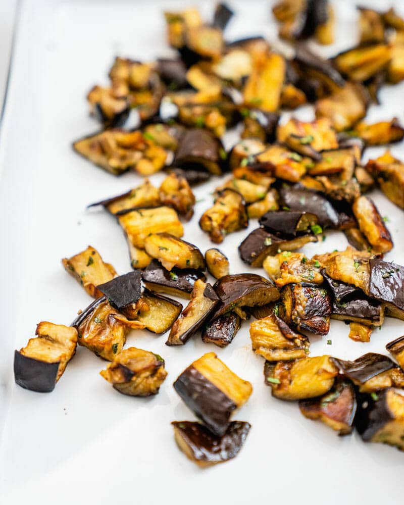 Roasted eggplant