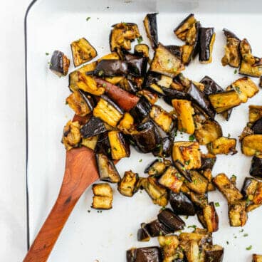 Roasted eggplant