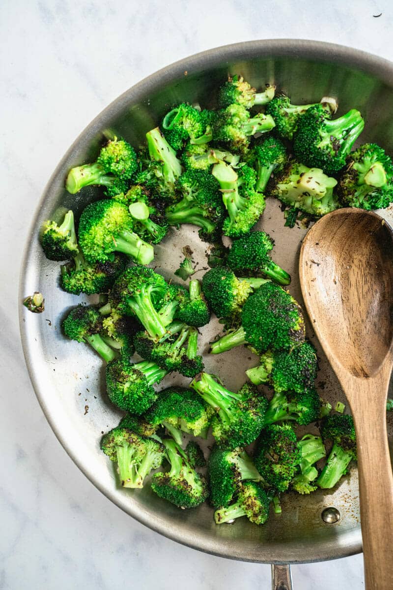 Sauteed broccoli