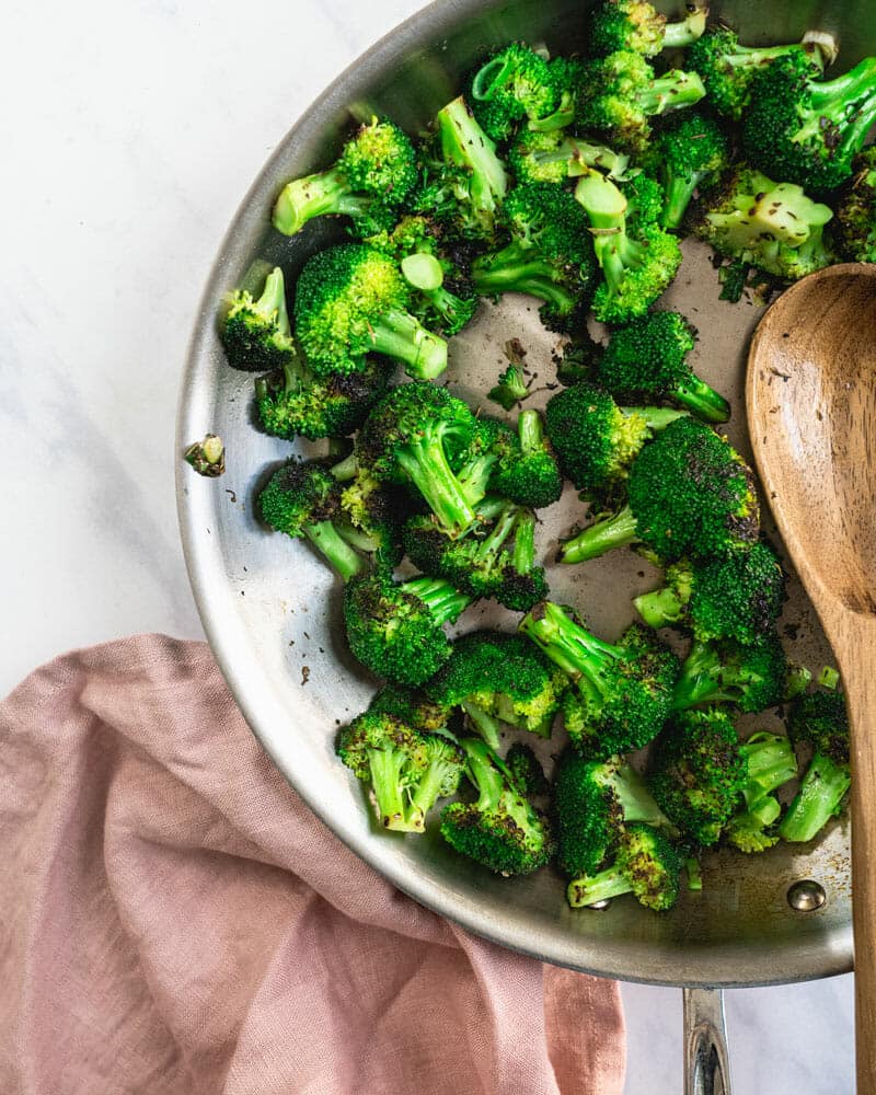 Sauteed broccoli