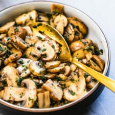 Sauteed Cremini Mushrooms (&amp; Substitute Ideas!)-image