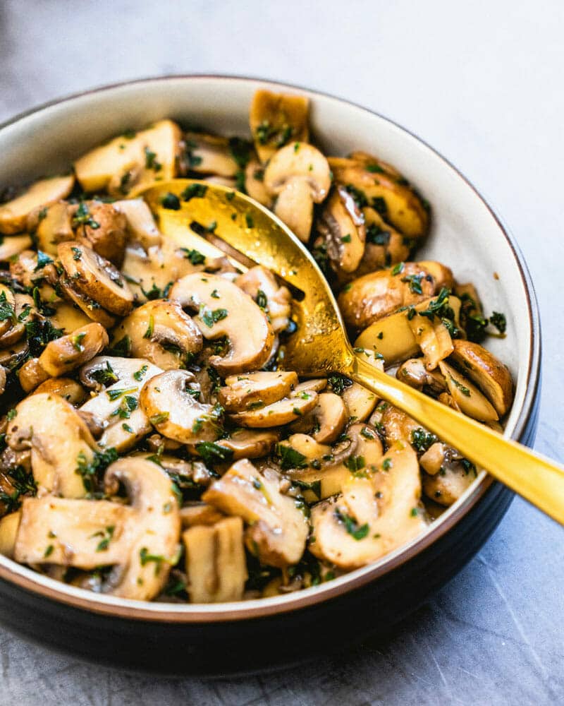 Sauteed mushrooms