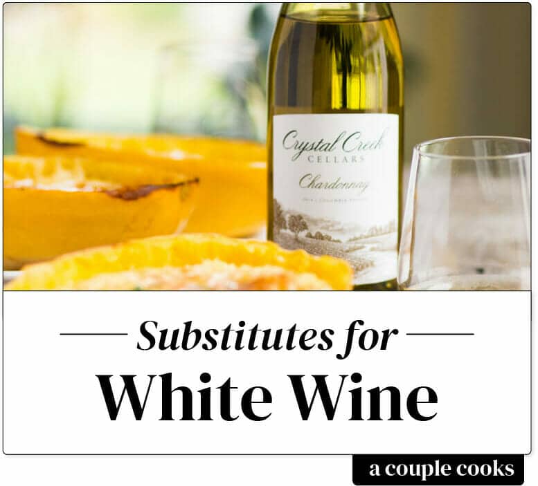 Substitute for white wine in cooking