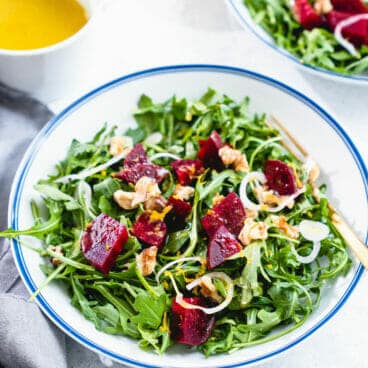 Arugula beet salad