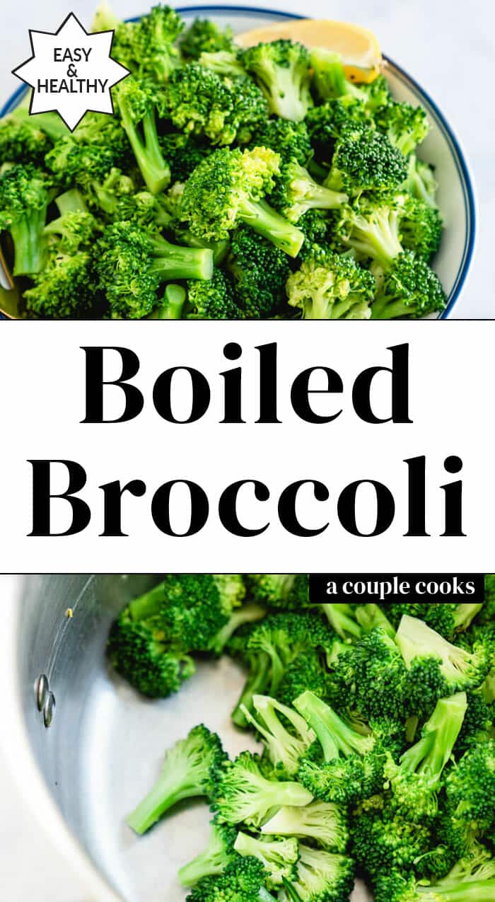 Boiled Broccoli (Easy & Delicious!) A Couple Cooks