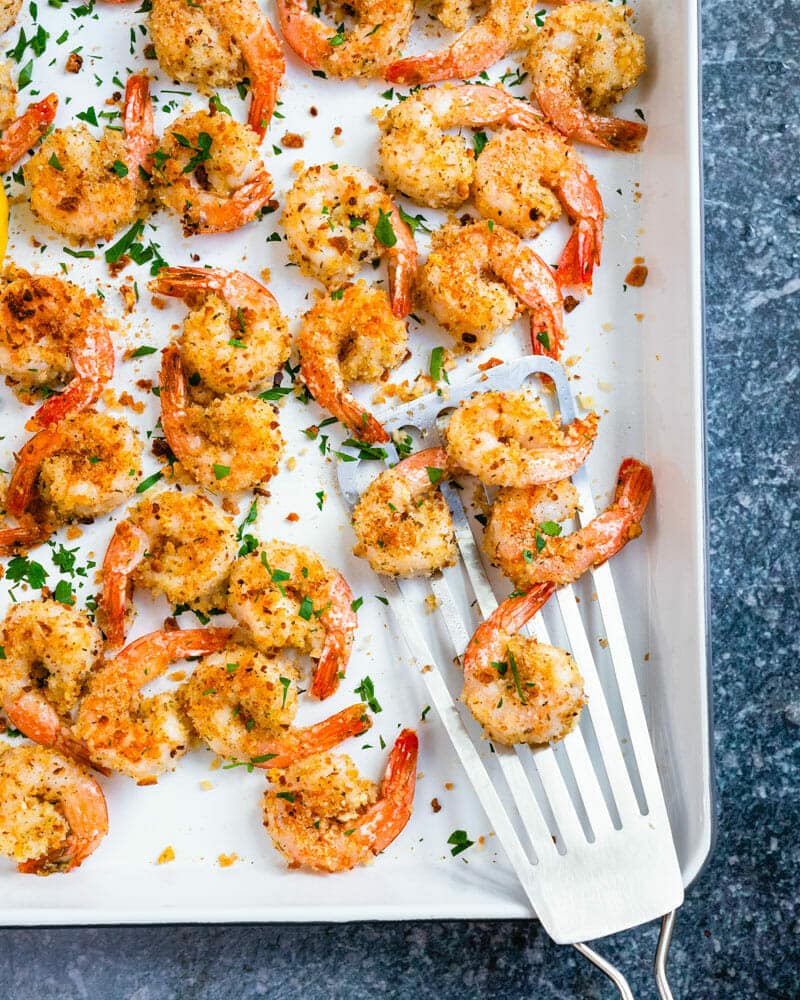 Broiled shrimp