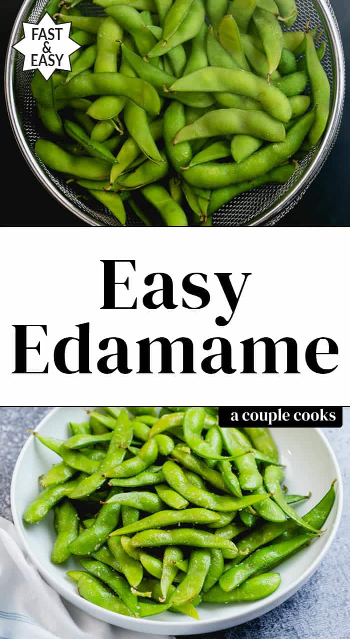 Easy Edamame Recipe A Couple Cooks