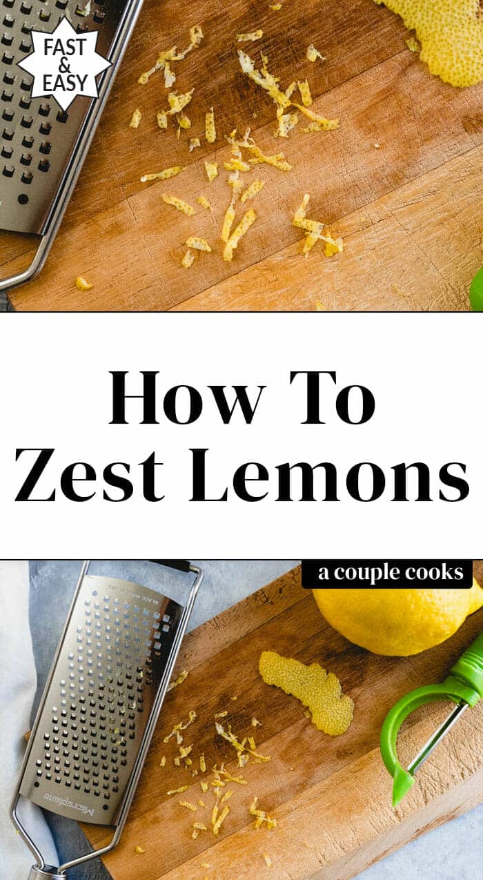 How to Zest Lemons