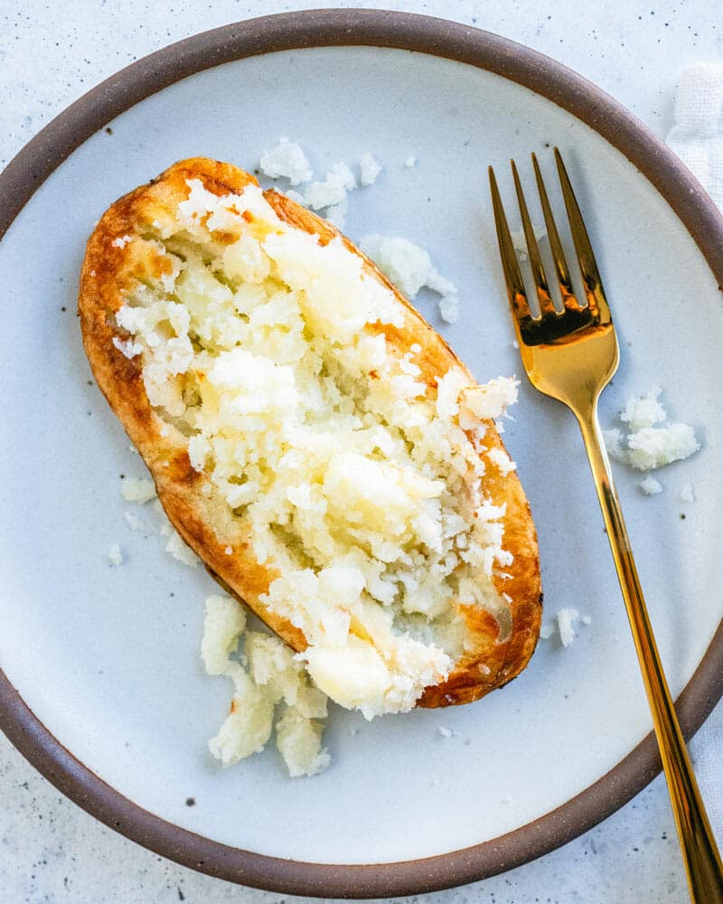 Quick baked potatoes