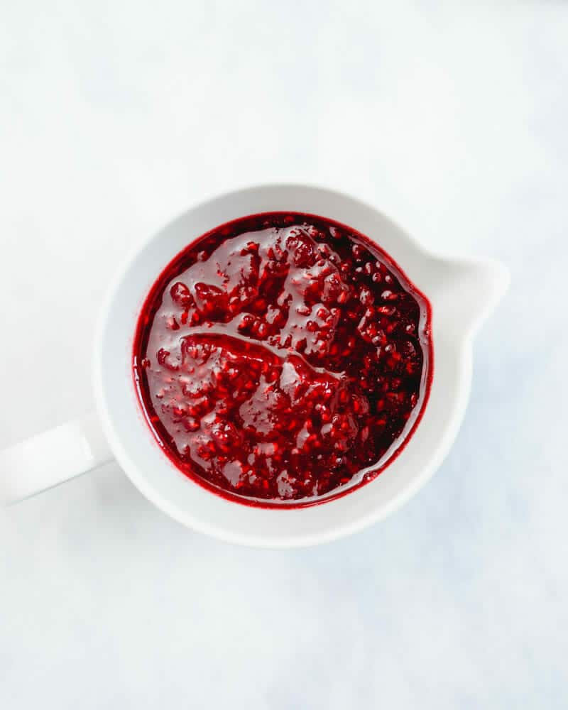 Raspberry compote