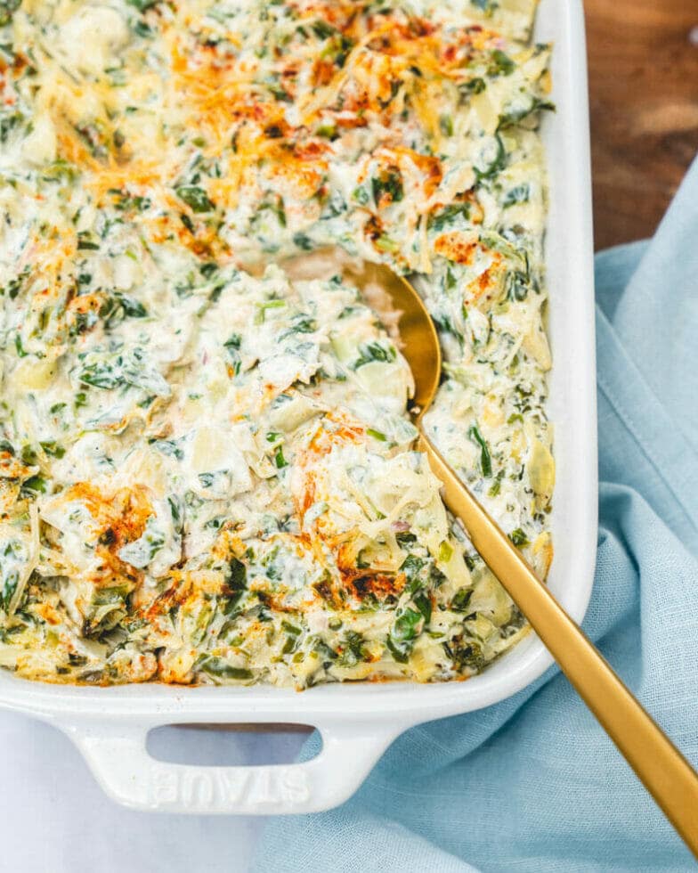 Spinach Artichoke Dip – A Couple Cooks