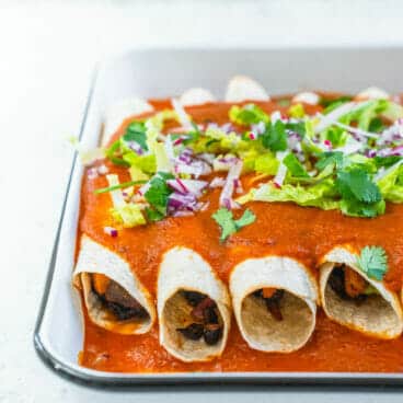 Vegan enchiladas