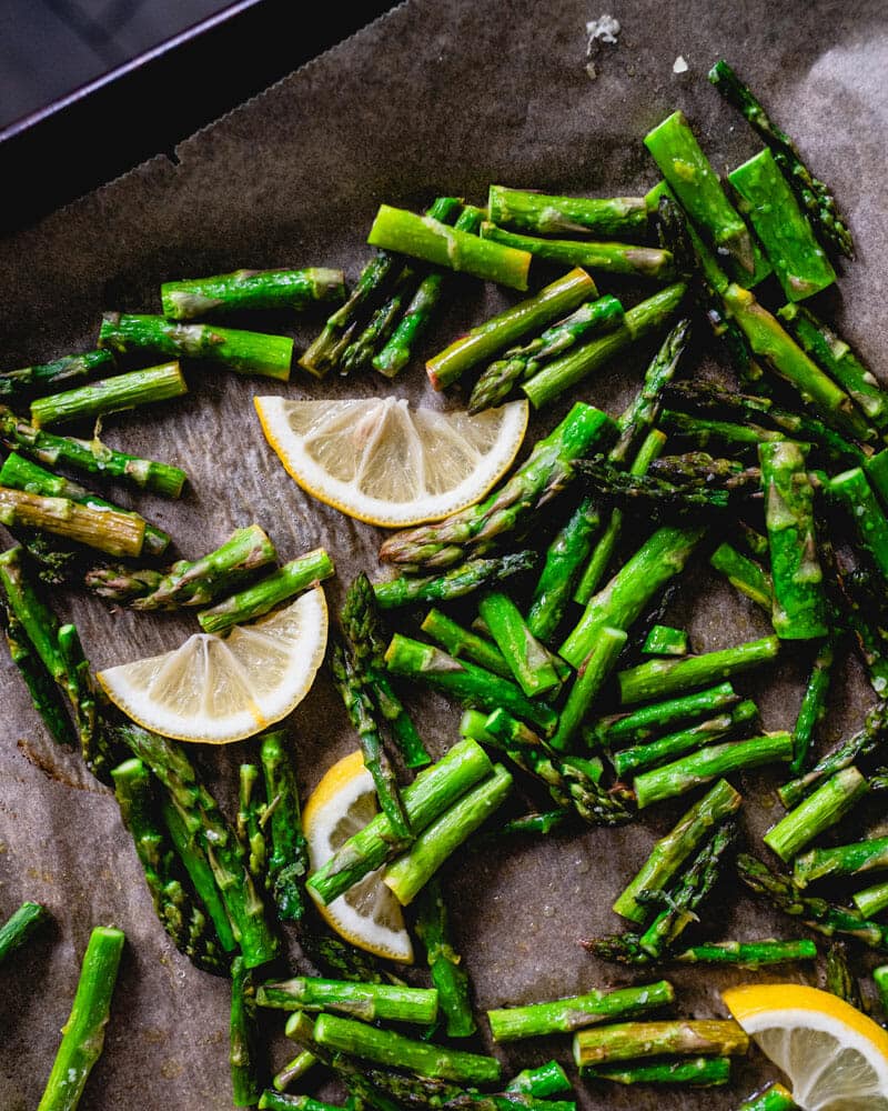 Roasted asparagus