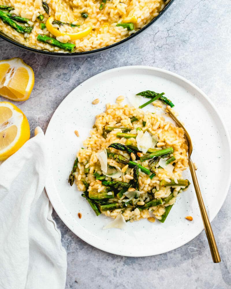 Asparagus risotto