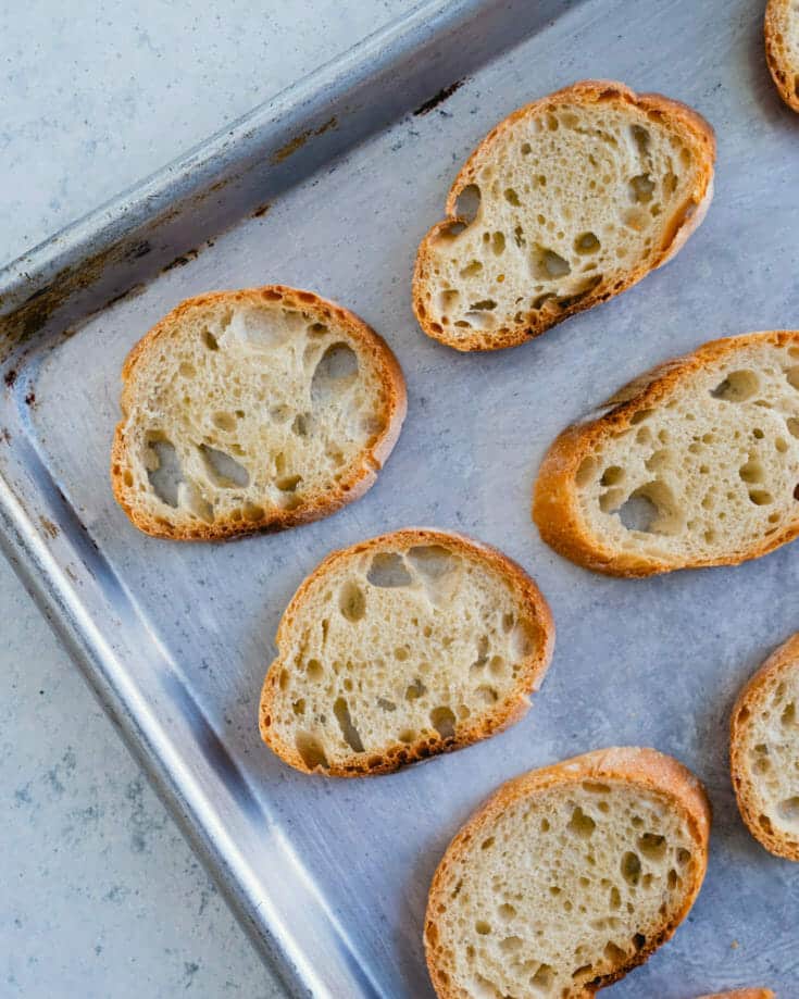 Toasted Baguette A Couple Cooks