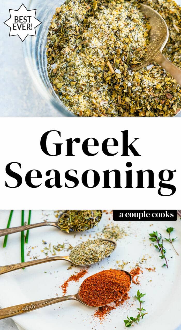 Greek Seasoning (Easy & Homemade!) A Couple Cooks