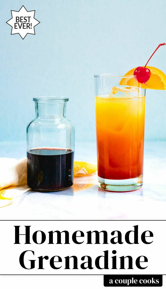 Best Grenadine Syrup A Couple Cooks Homemade Grenadine 