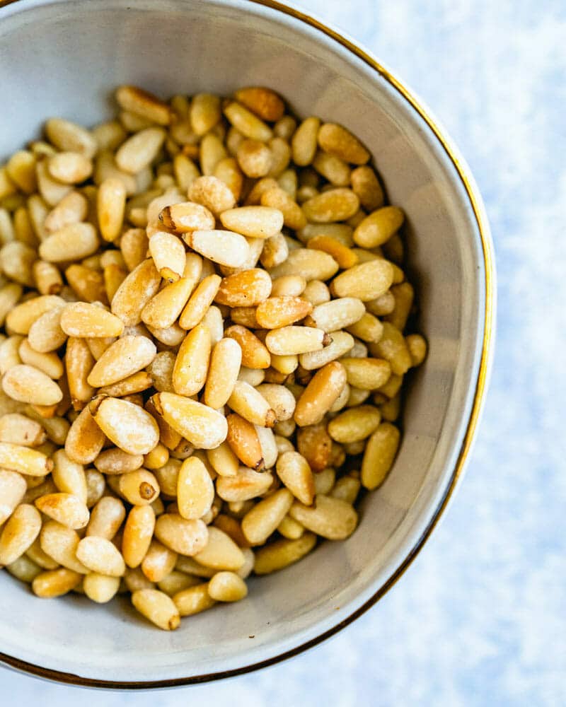 Toasted pine nuts