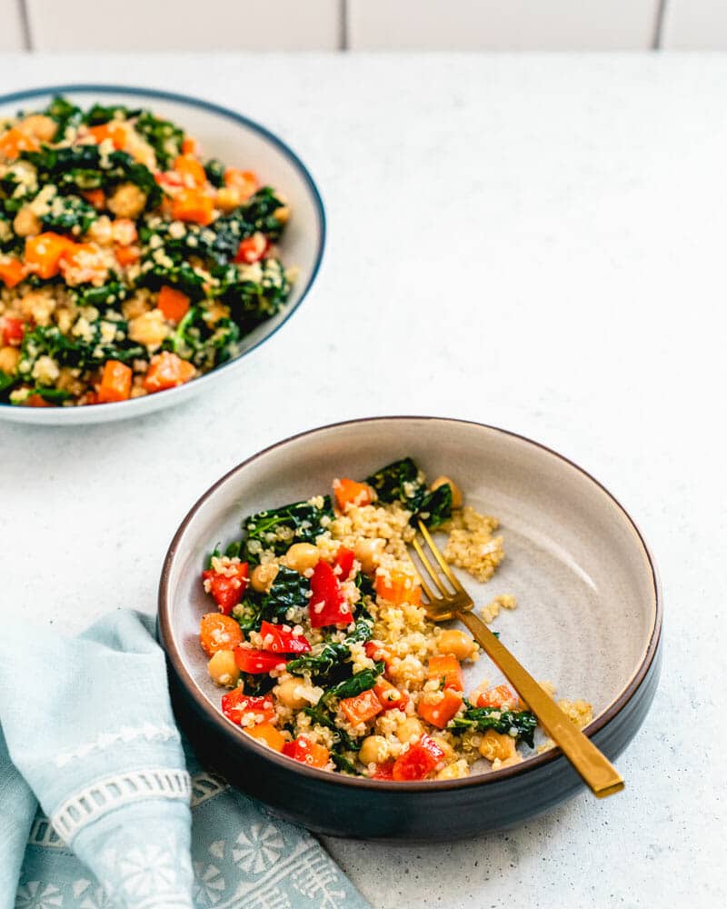 Healthy quinoa salad