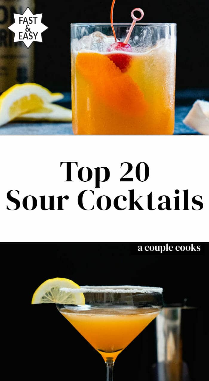 20 Best Sour Cocktails to Try A Couple Cooks