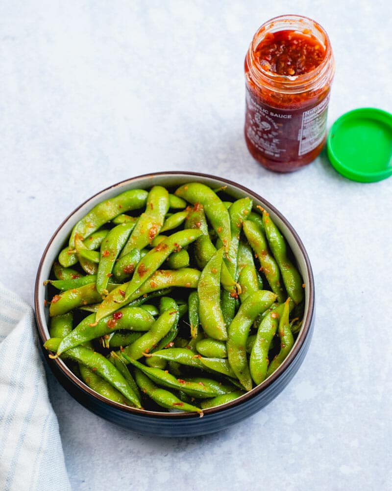 Spicy edamame