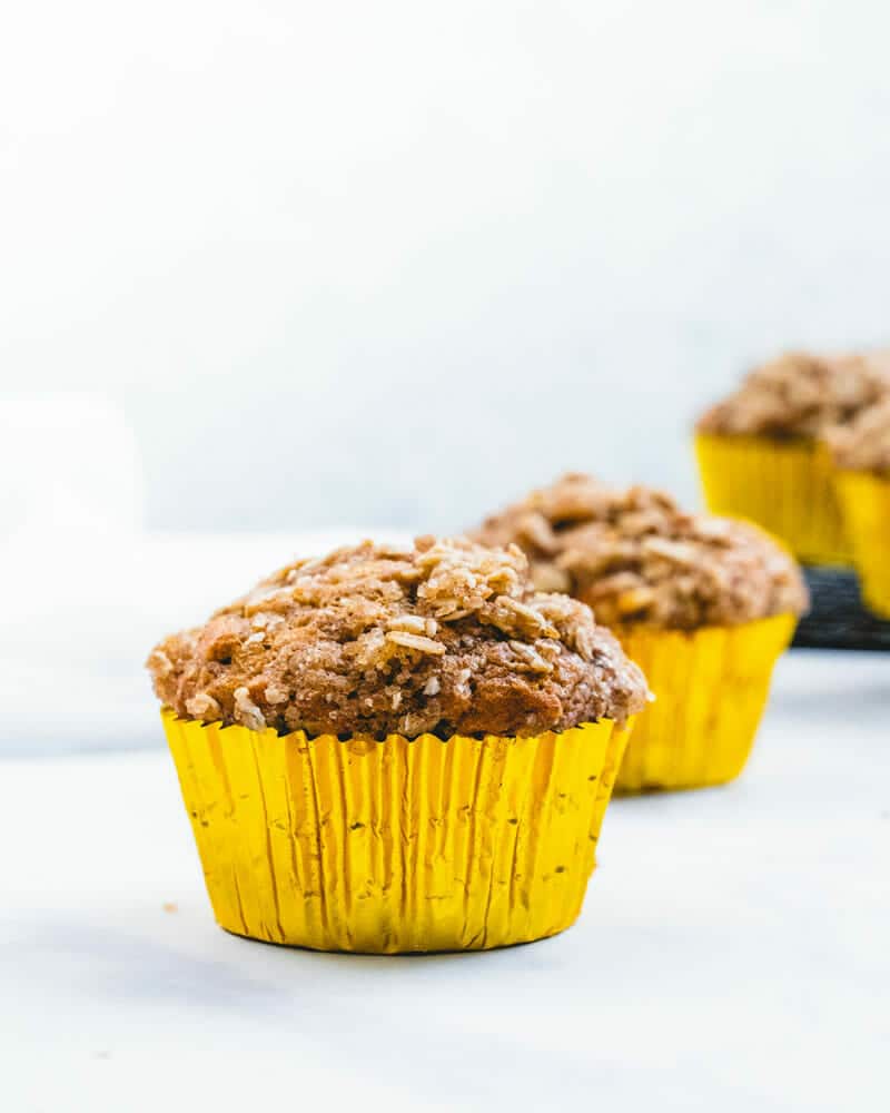 Vegan banana muffins