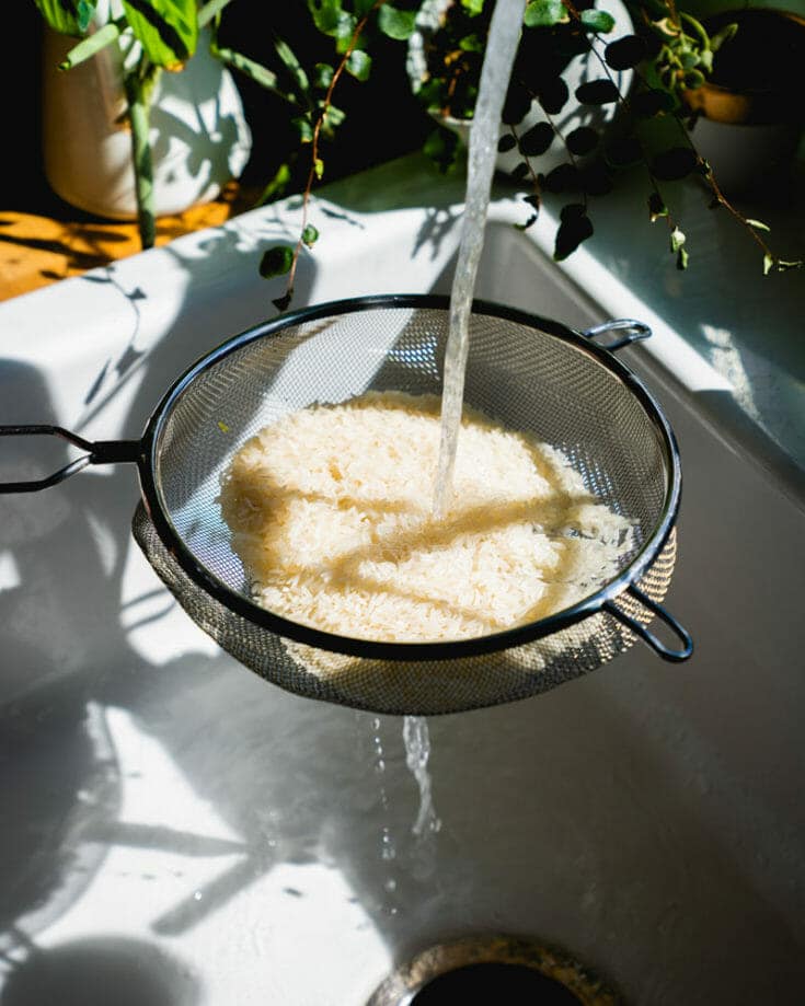 How to Rinse Rice A Couple Cooks