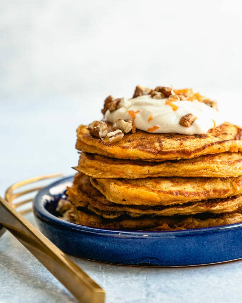 Carrot cake pancakes